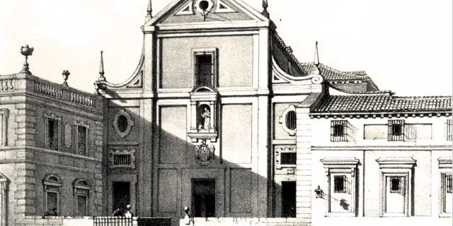 Convento de San Antonio del Prado, Madrid. Lugar donde se aceptaron escrituras para la construcción del Convento de Capuchinos de La Calzada.