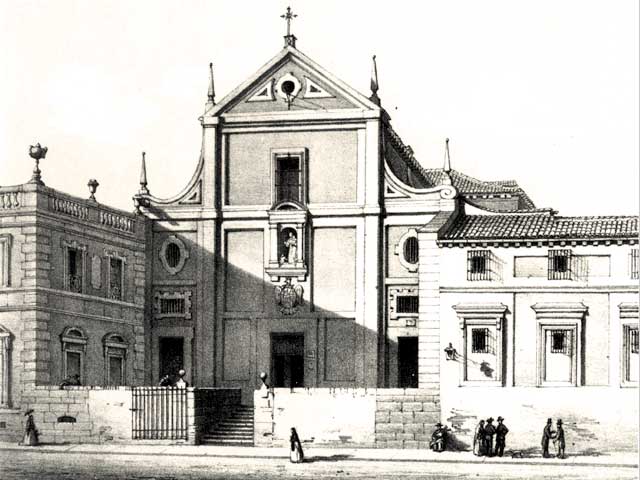 Convento de San Antonio del Prado, Madrid. Lugar donde se aceptaron escrituras para la construcción del Convento de Capuchinos de La Calzada.