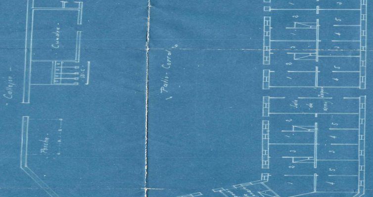 Plano de la Casa Cuartel, para la Guardia Civil de Calzada de Calatrava.