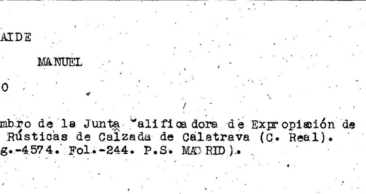 Fichero de la Sección Político Social. Centro Documental de la Memoria Histórica (PARES)